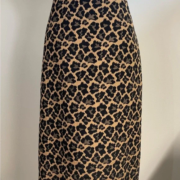 Talbots Black and Tan Pencil Skirt - Picture 3 of 9